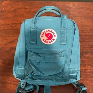 Fjällräven Kånken Teal Mini Backpack